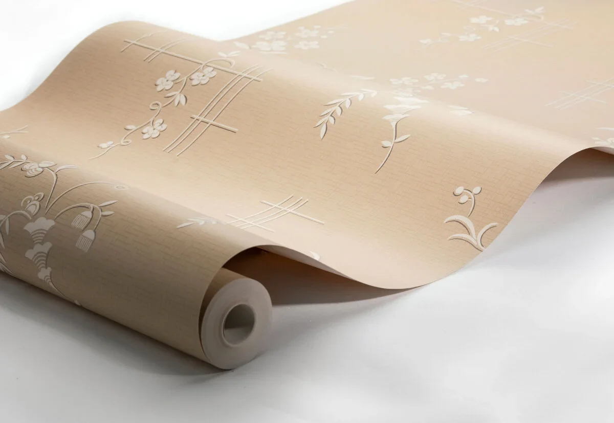 Tapeta flizelinowa papierowa z roślinnym wzorem ULRICEHAMN żółty - Image 4