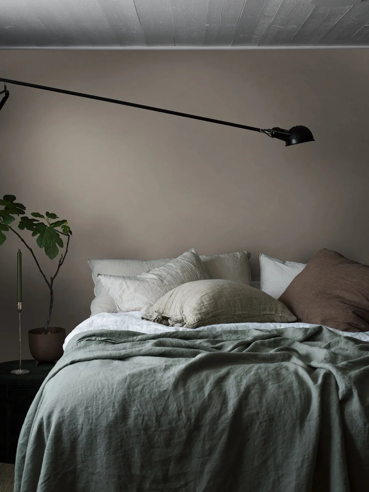 Tapeta strukturalna imitująca len LINEN - BEIGE beżowy - Image 2