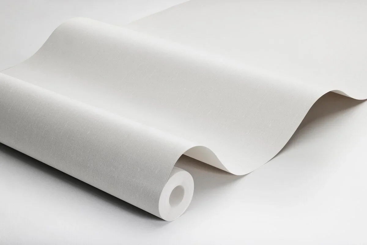 Tapeta strukturalna imitująca len LINEN - FLAX FIBER szarobeżowy - Image 4