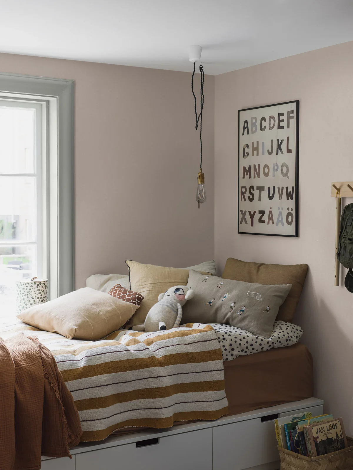 Tapeta strukturalna imitująca len LINEN - SOFT BLUSH jasny różowy - Image 2
