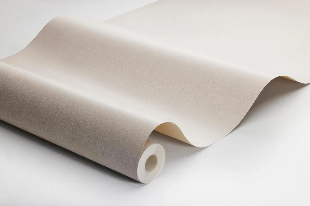 Tapeta strukturalna imitująca len LINEN - SOFT BLUSH jasny różowy - Image 4