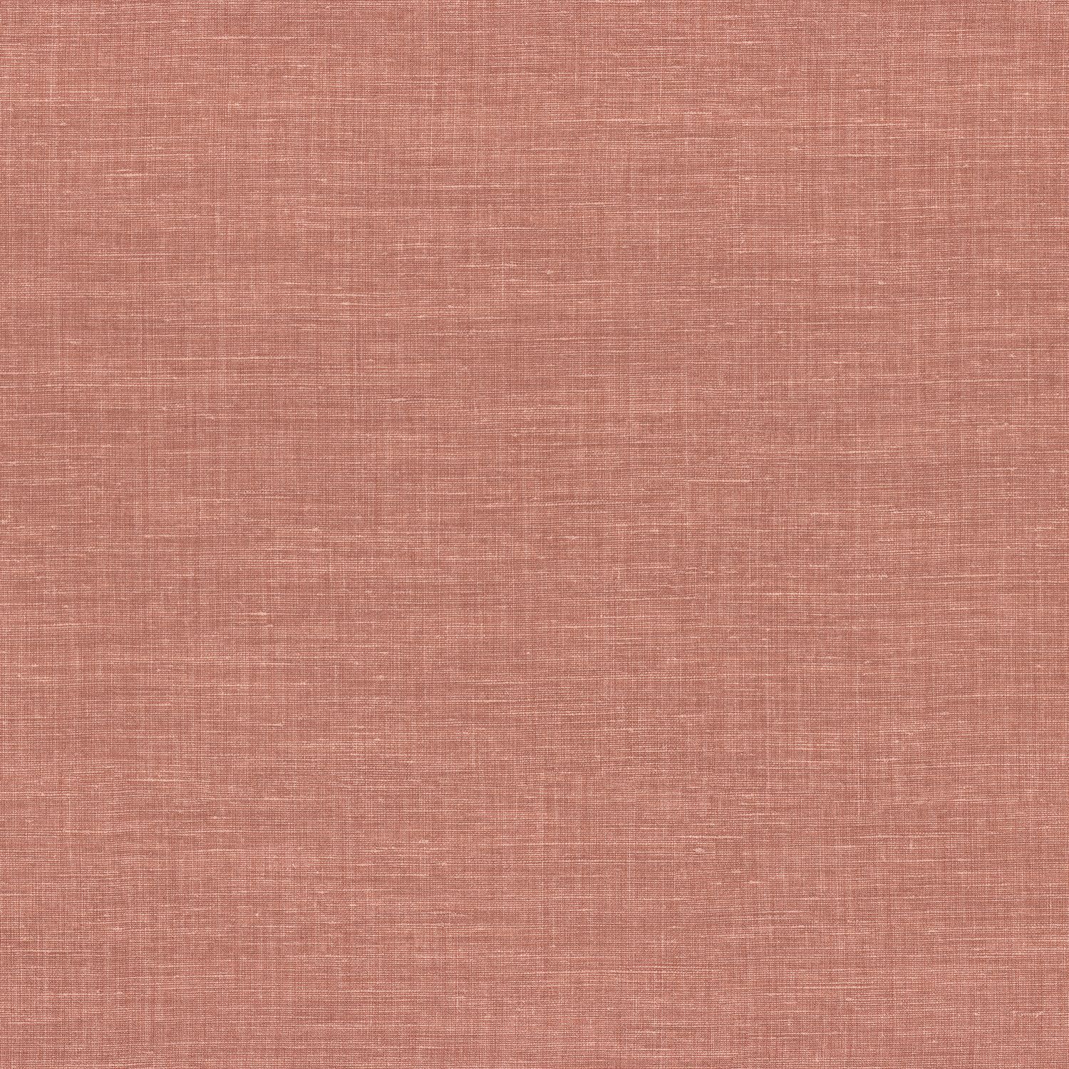 Tapeta strukturalna imitująca lniane płótno SHINOK - BOIS DE ROSE ciemny różowy