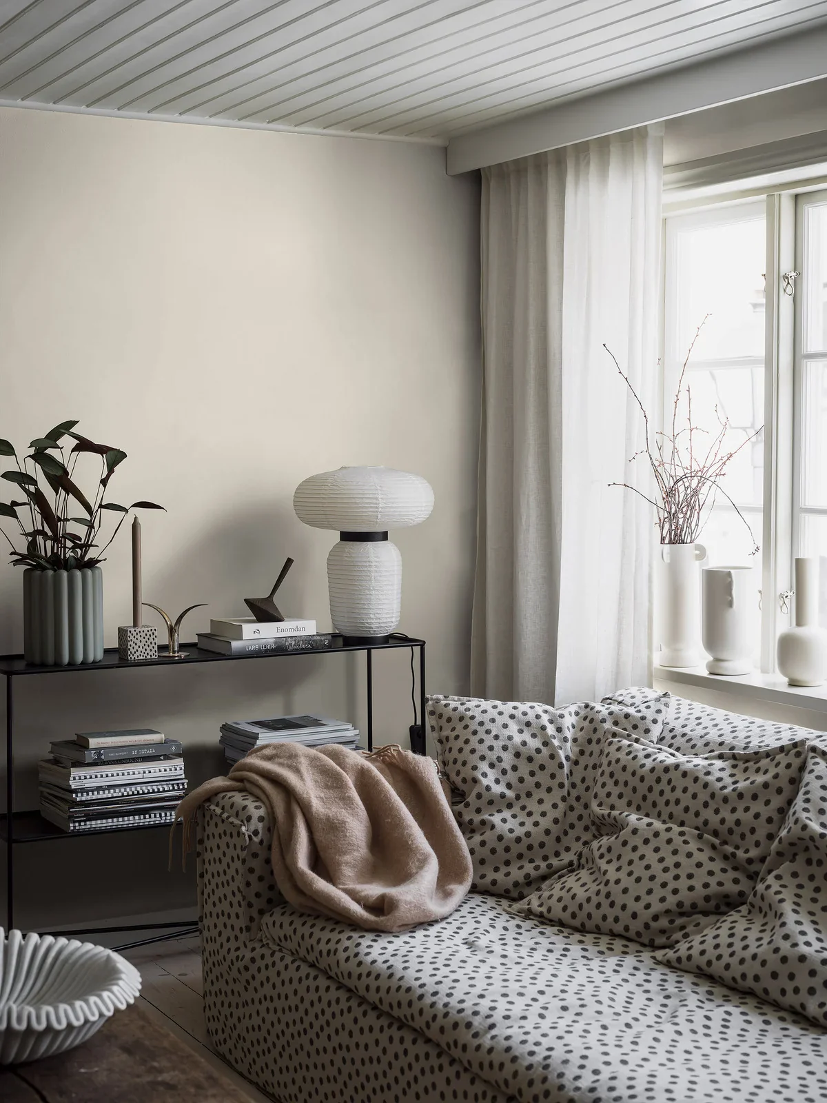 Tapeta strukturalna imitująca len LINEN - CREAM LINEN kremowy - Image 2