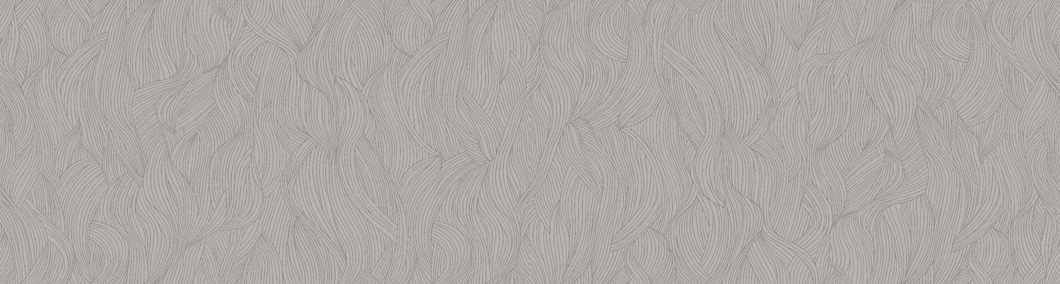 Tapeta tekstylna strukturalna w metaliczne fale ALARIS - FLAX NOIR PLATINE szaroniebieski - Image 3