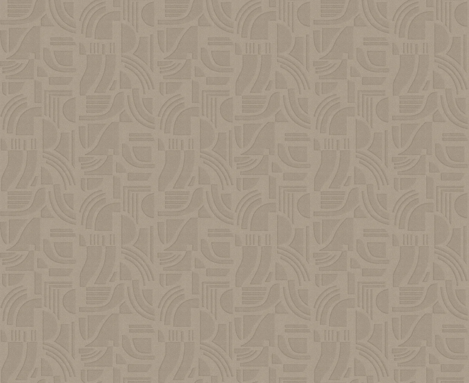 Tapeta tekstylna strukturalna z geometrycznym wzorem LINSOLITE - NATUREL beżowy - Image 3