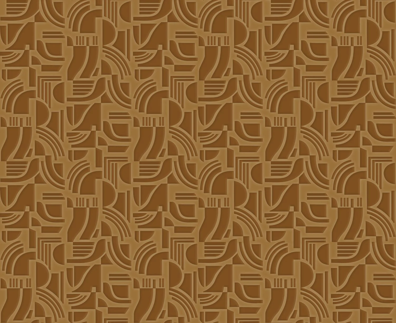 Tapeta tekstylna strukturalna z geometrycznym wzorem ARCANE - AMBRE bursztynowy - Image 4