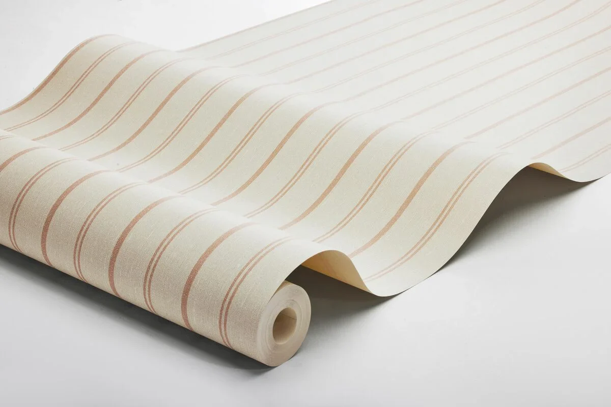 Tapeta w paski WOODLAND STRIPE beżowy - Image 7