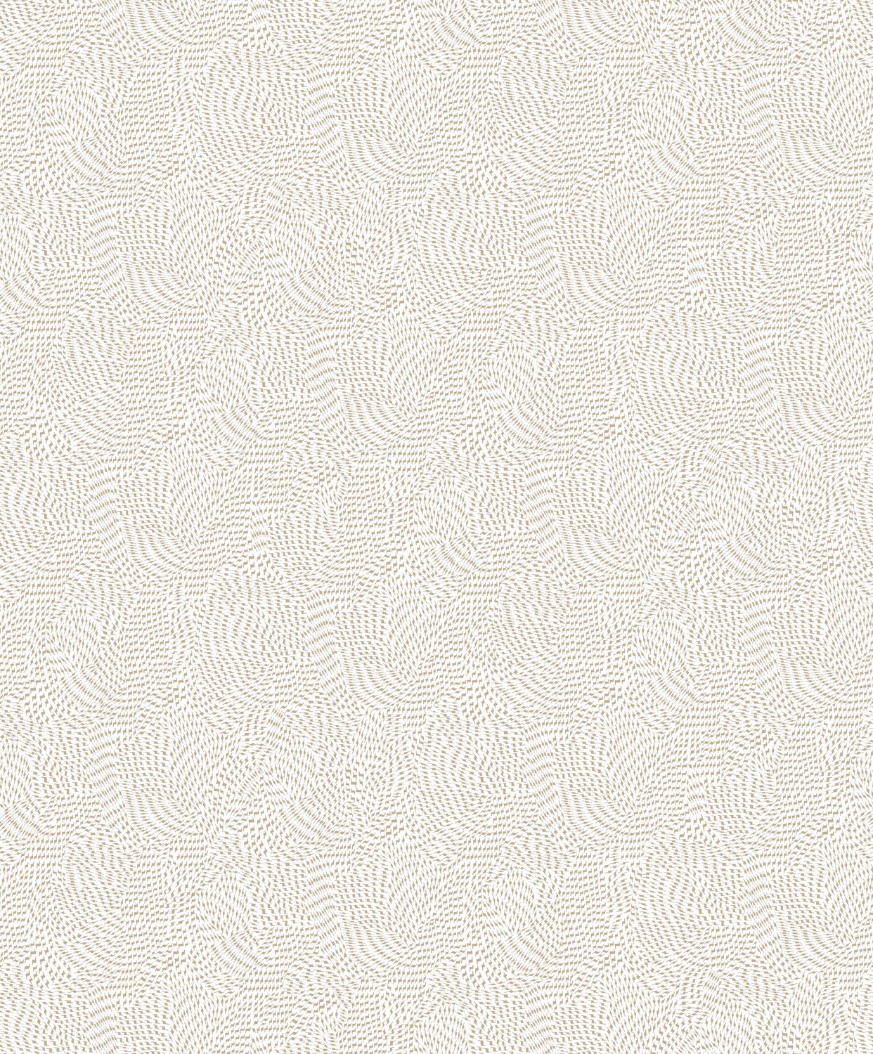 Tapeta z abstrakcyjnym wzorem PASSY - BLANC/BEIGE biały z beżowym - Image 3