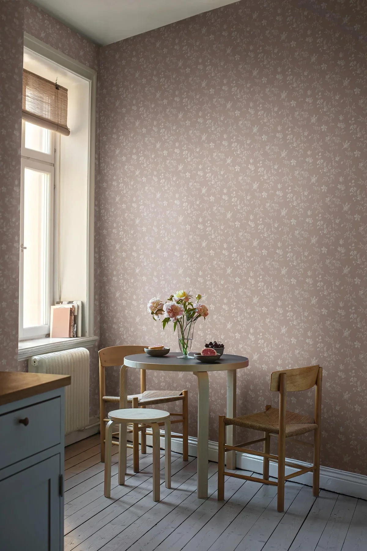 Tapeta z motywem roślinnym ÄNGSBLOMMA brązowy - Image 3