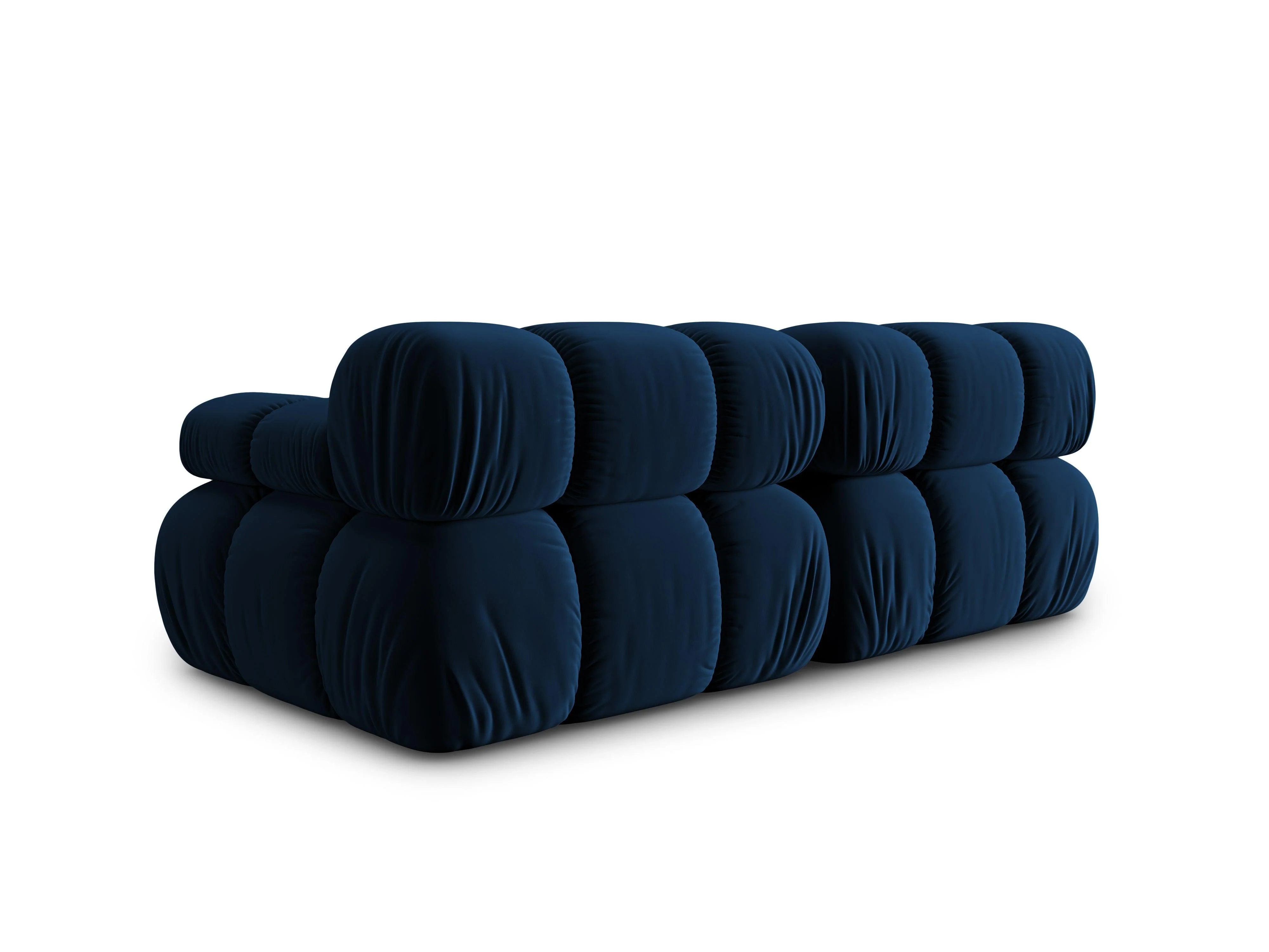 Sofa aksamitna 2-osobowa TROPEA granat królewski - Image 5