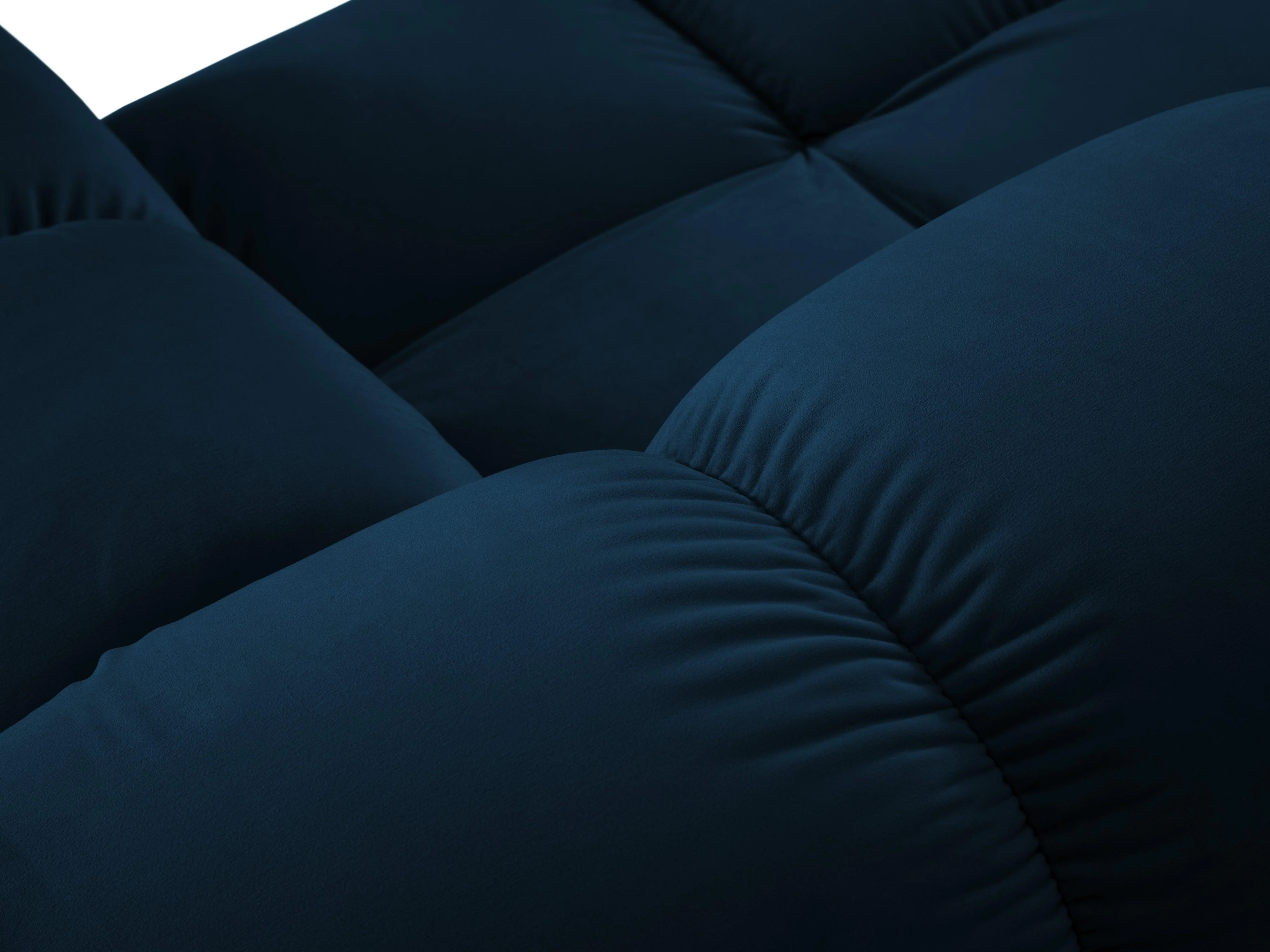 Sofa aksamitna 2-osobowa TROPEA granat królewski - Image 6