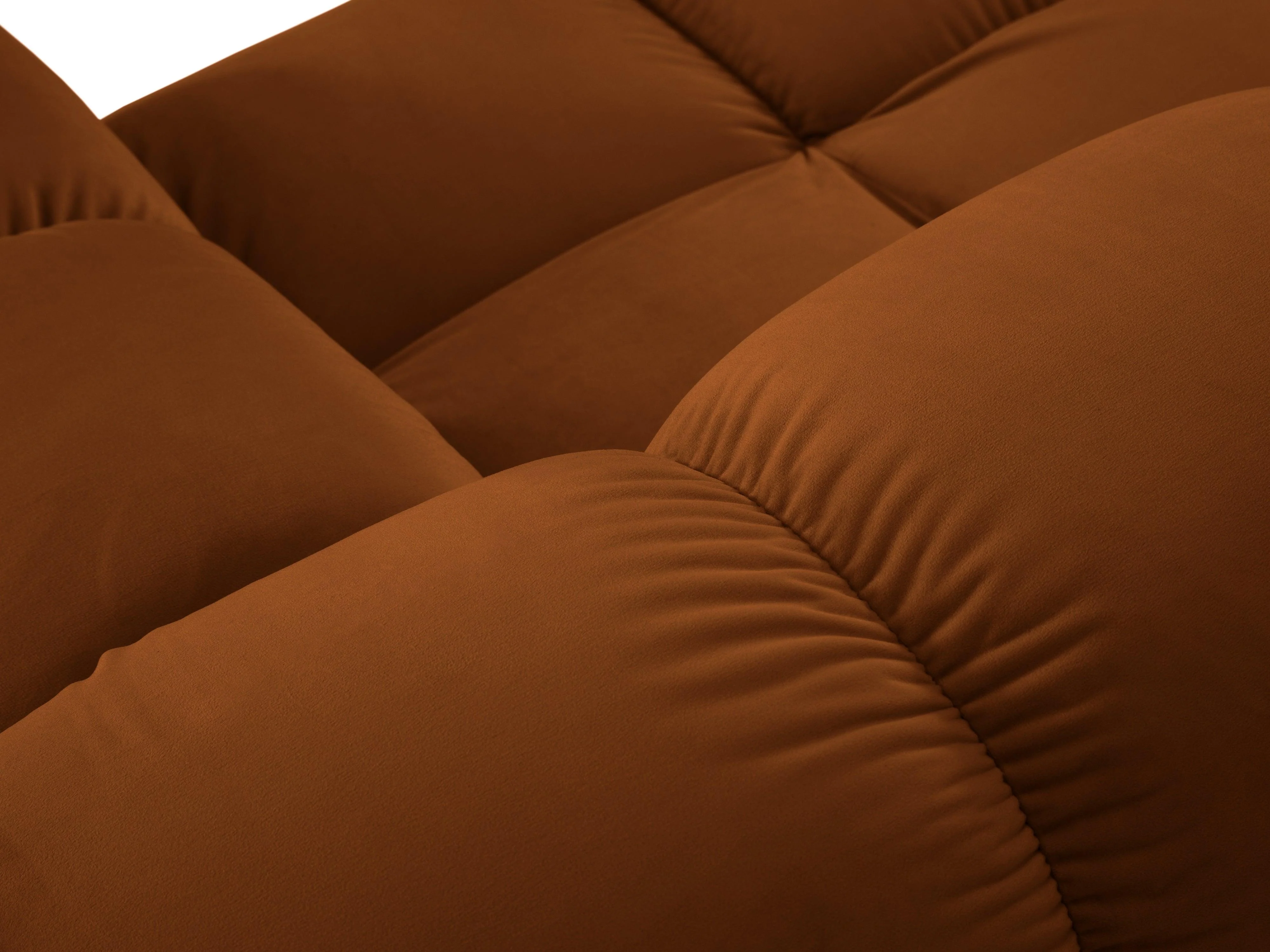 Sofa aksamitna 2-osobowa TROPEA terracotta - Image 6