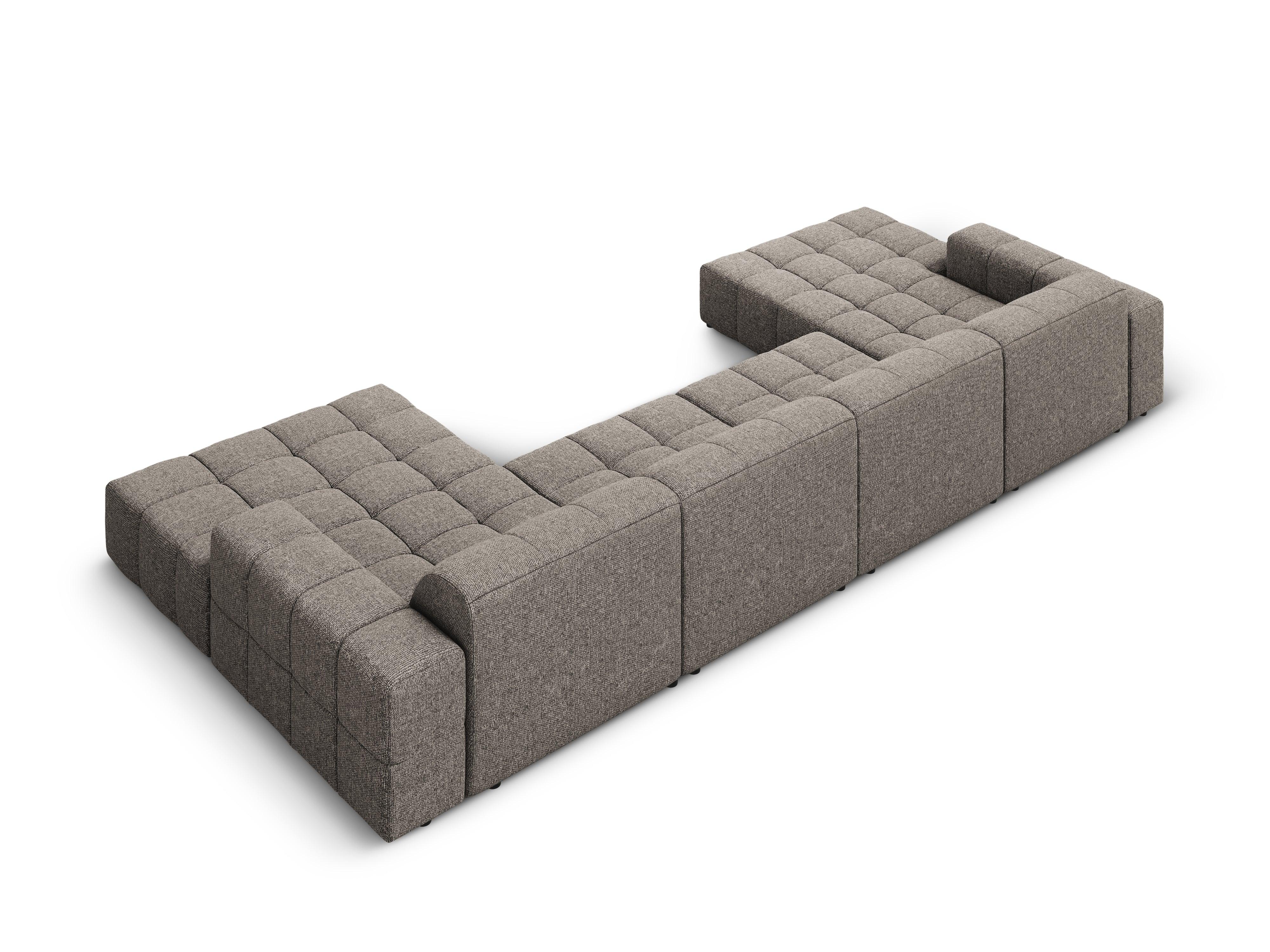 Sofa panoramiczna 6-osobowa CHICAGO szary szenil - Image 9