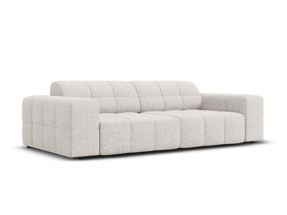 Sofa 3-osobowa CHICAGO jasnoszary szenil