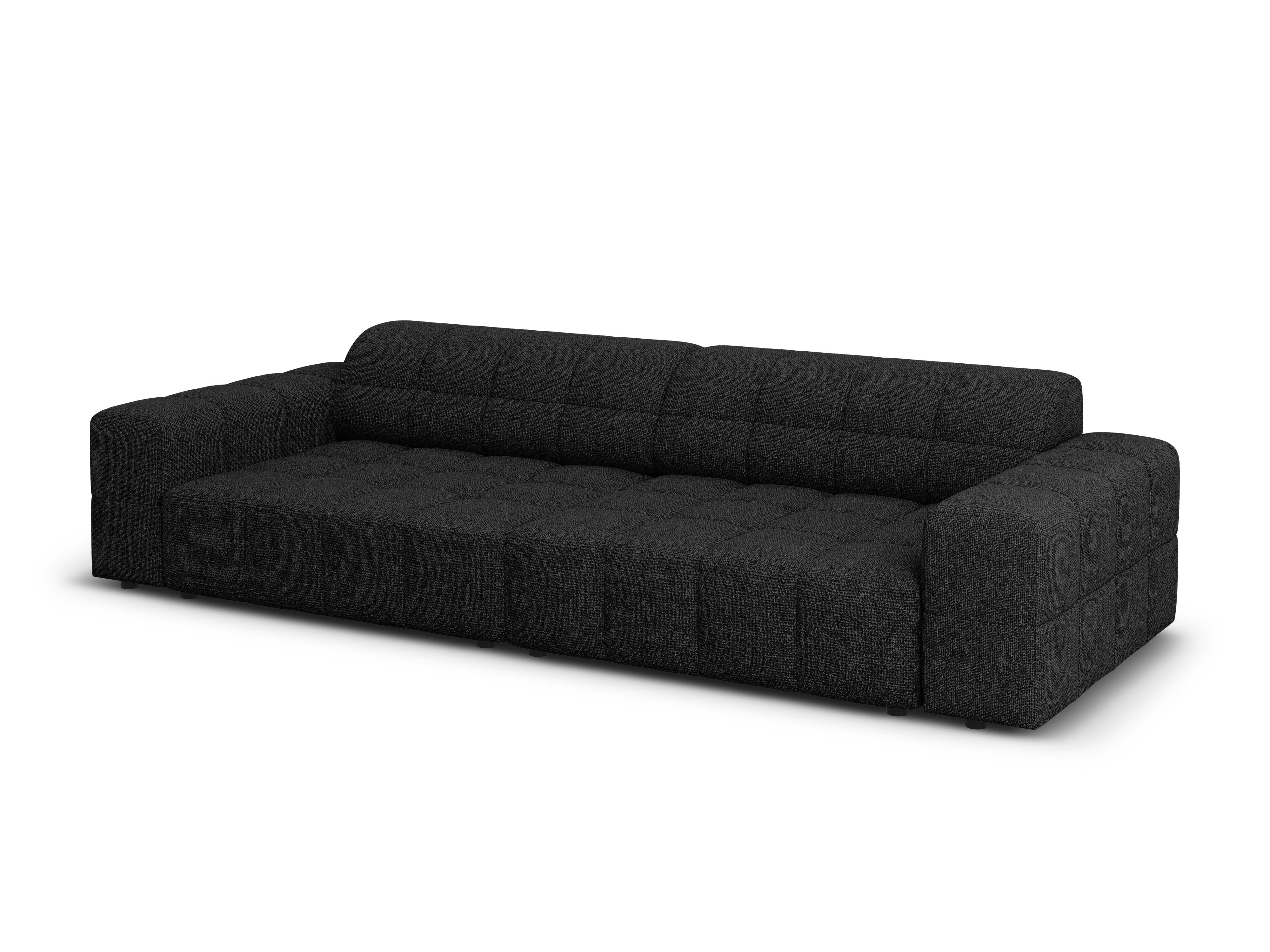Sofa 4-osobowa CHICAGO czarny szenil - Image 10