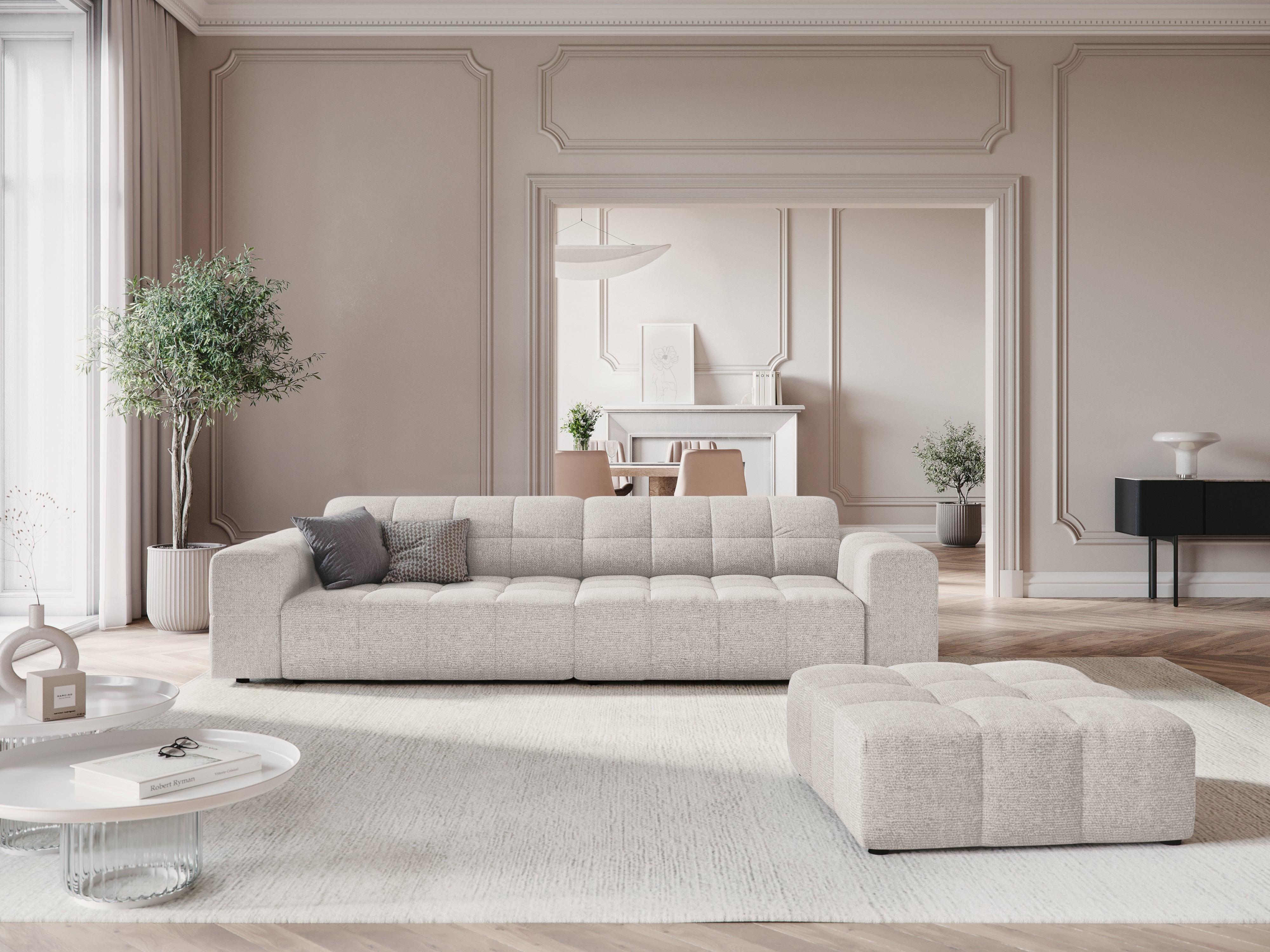 Sofa 4-osobowa CHICAGO jasnoszary szenil - Image 2