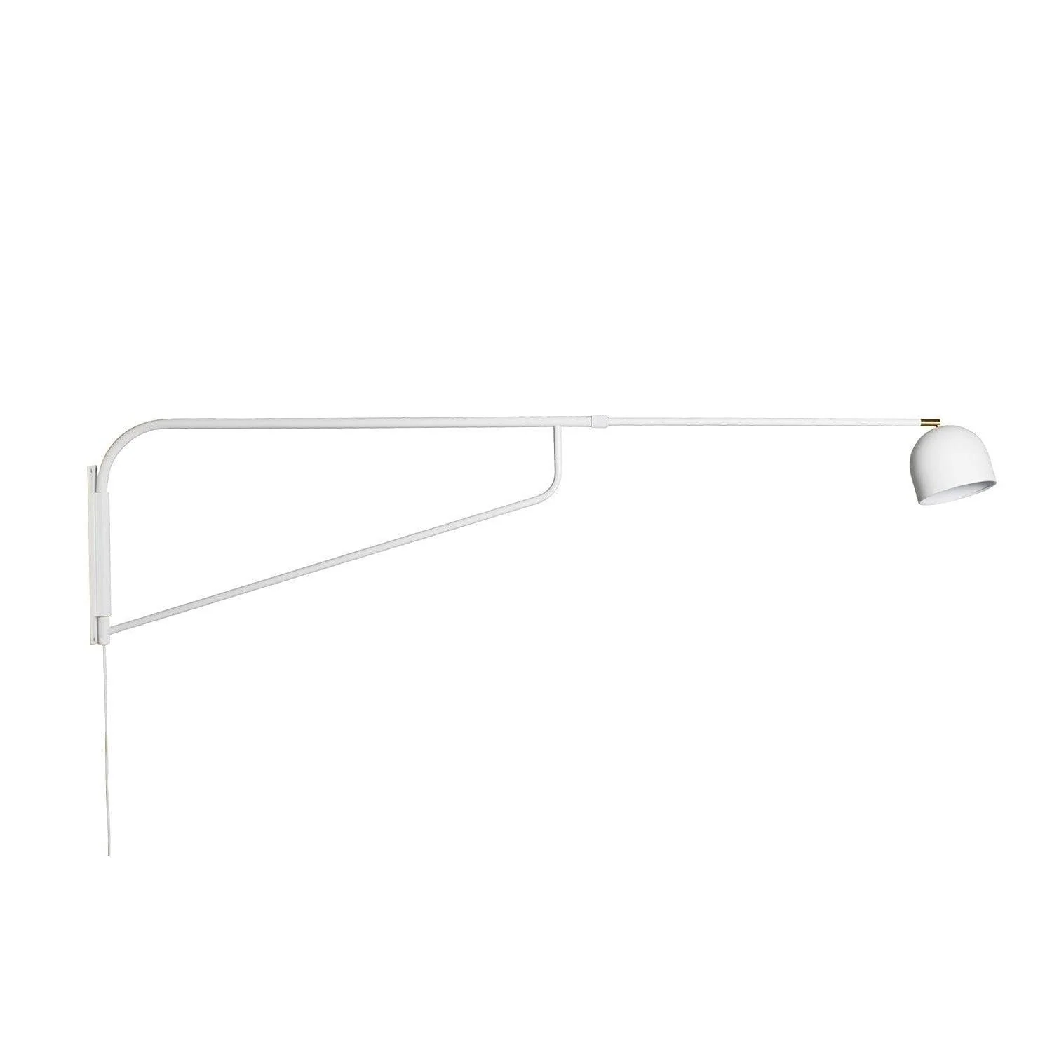 Lampa ścienna na wysięgniku BELLMAN biały
