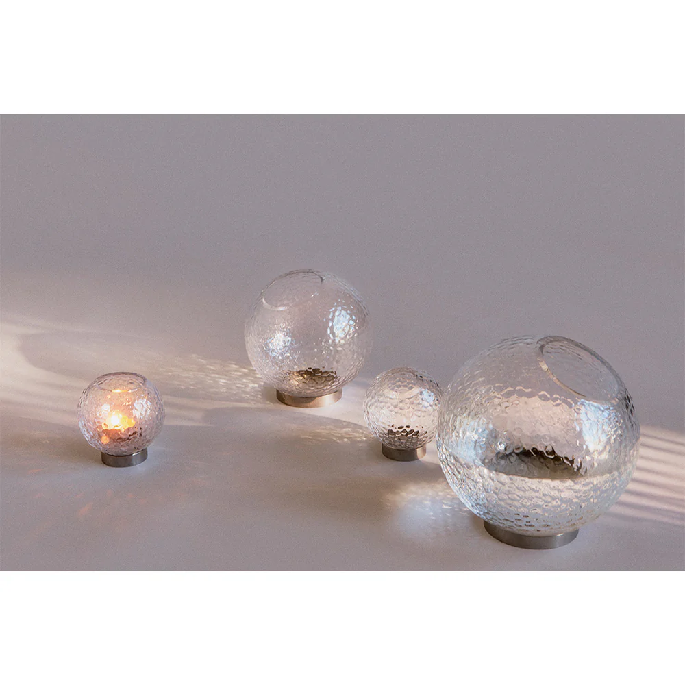 Wazon GLOBE BUBBLES transparentne szkło - Image 4