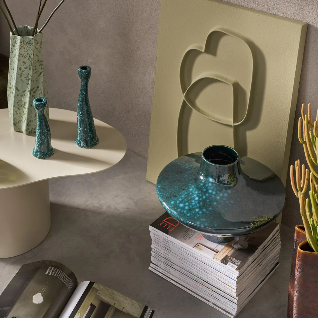 Wazon ceramiczny MAYA petrol - Image 5