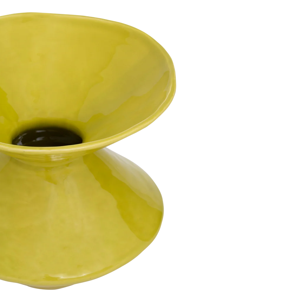 Wazon ceramiczny ZALE limonkowy żółty - Image 3