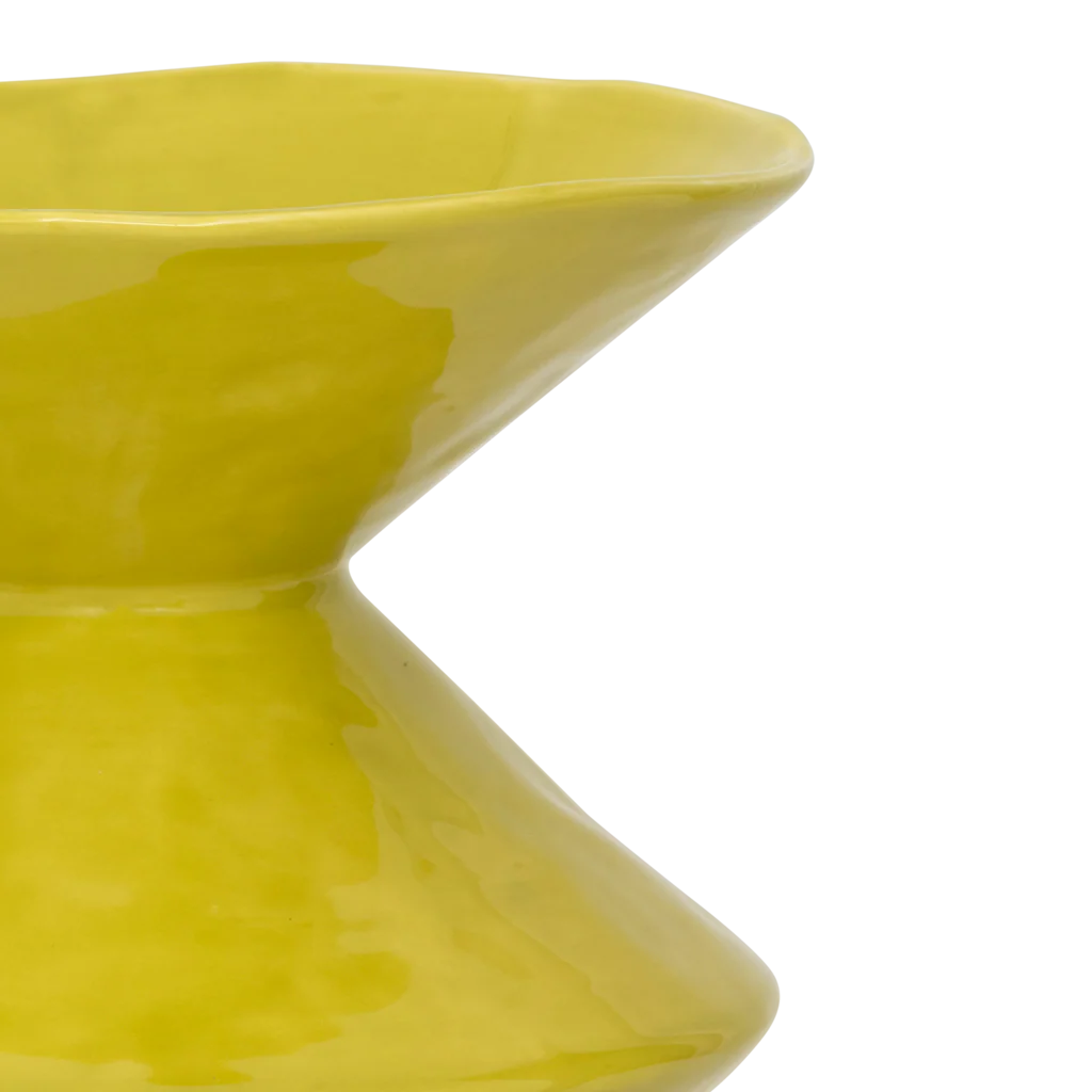 Wazon ceramiczny ZALE limonkowy żółty - Image 4
