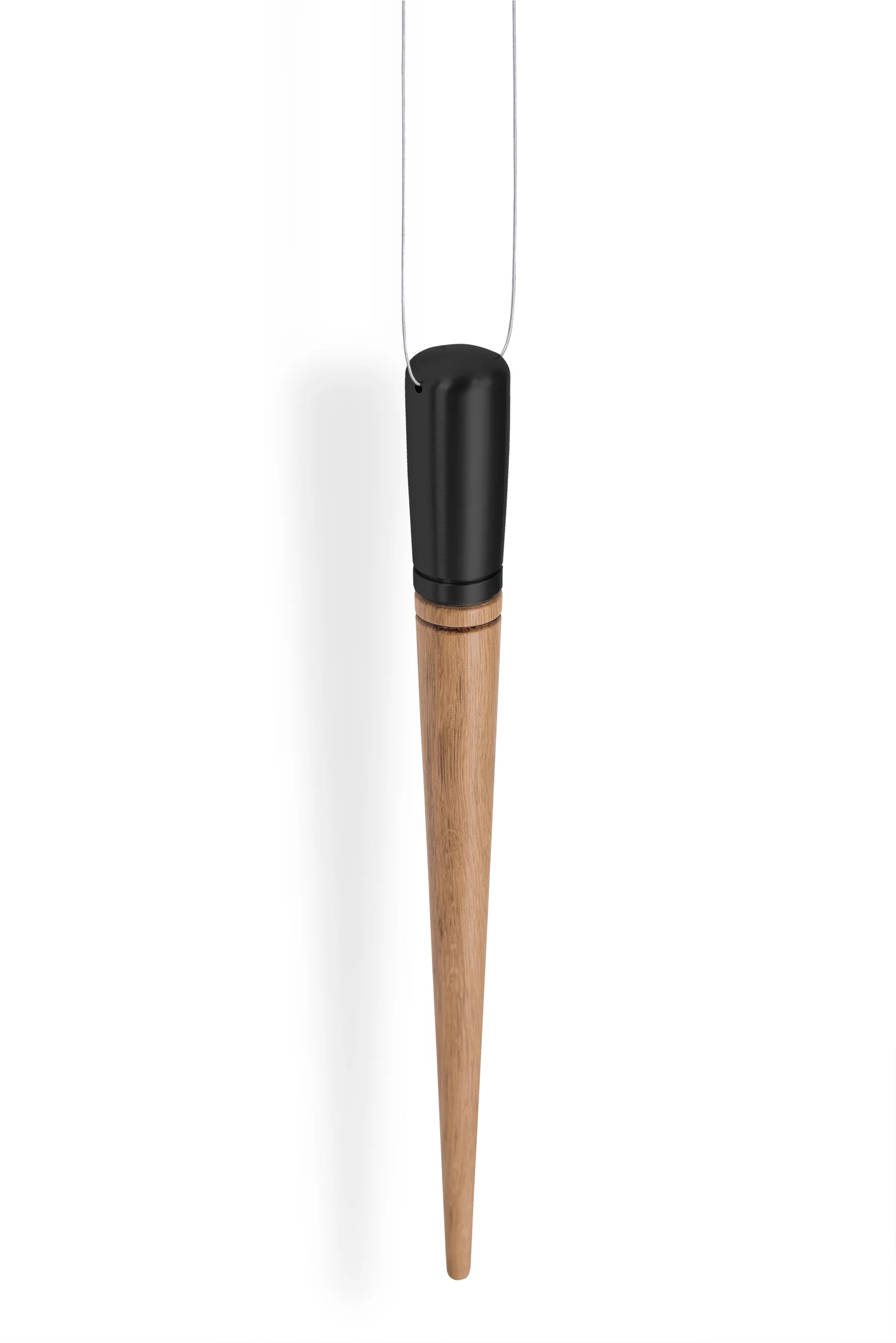Zegar wiszący PENDULO PREMIUM drewno dębowe z czarnym - Image 2