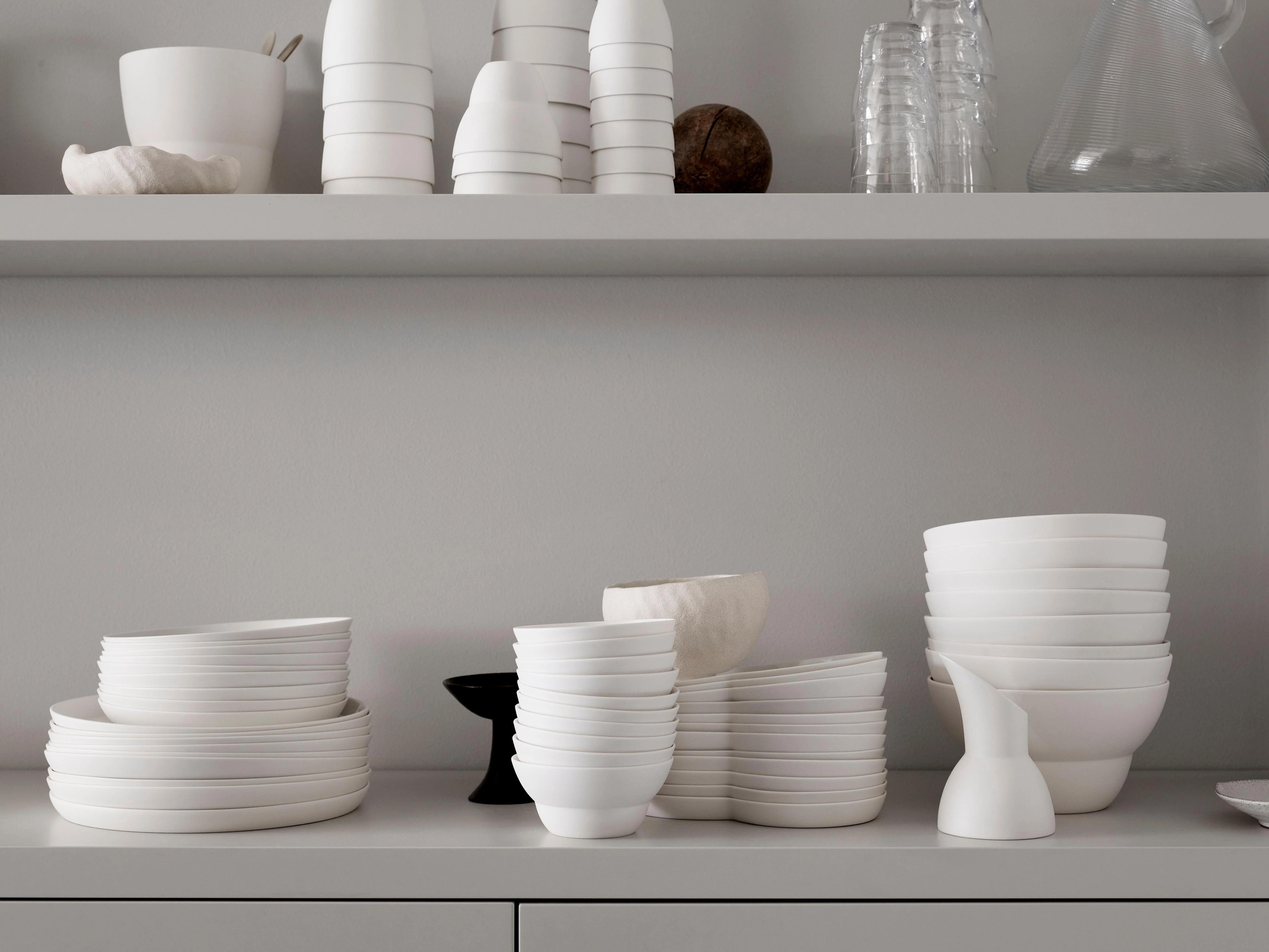 Zestaw talerzy VIPP biała porcelana - Image 7