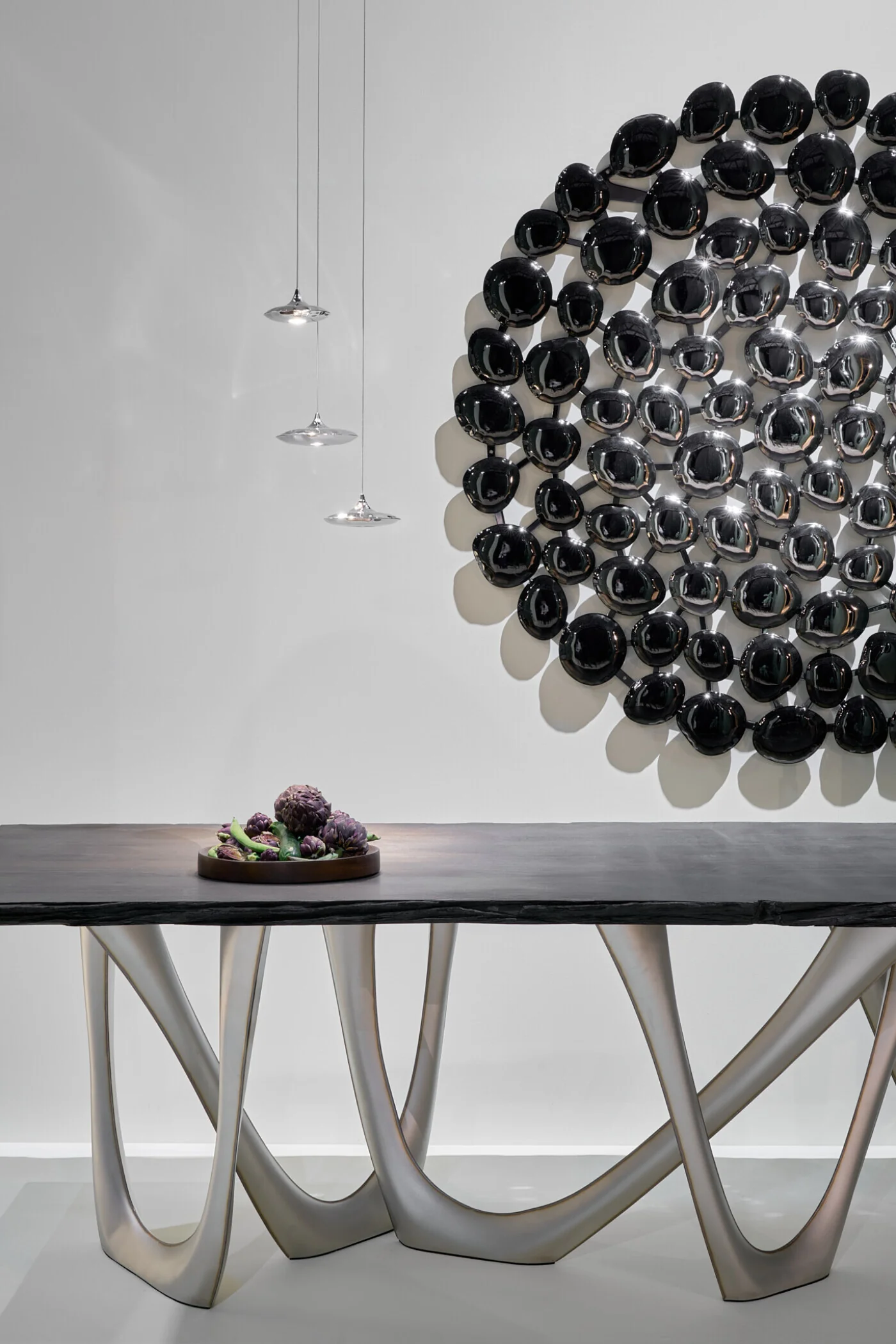 Zestaw lamp wiszących LAMPIN inox - Image 12