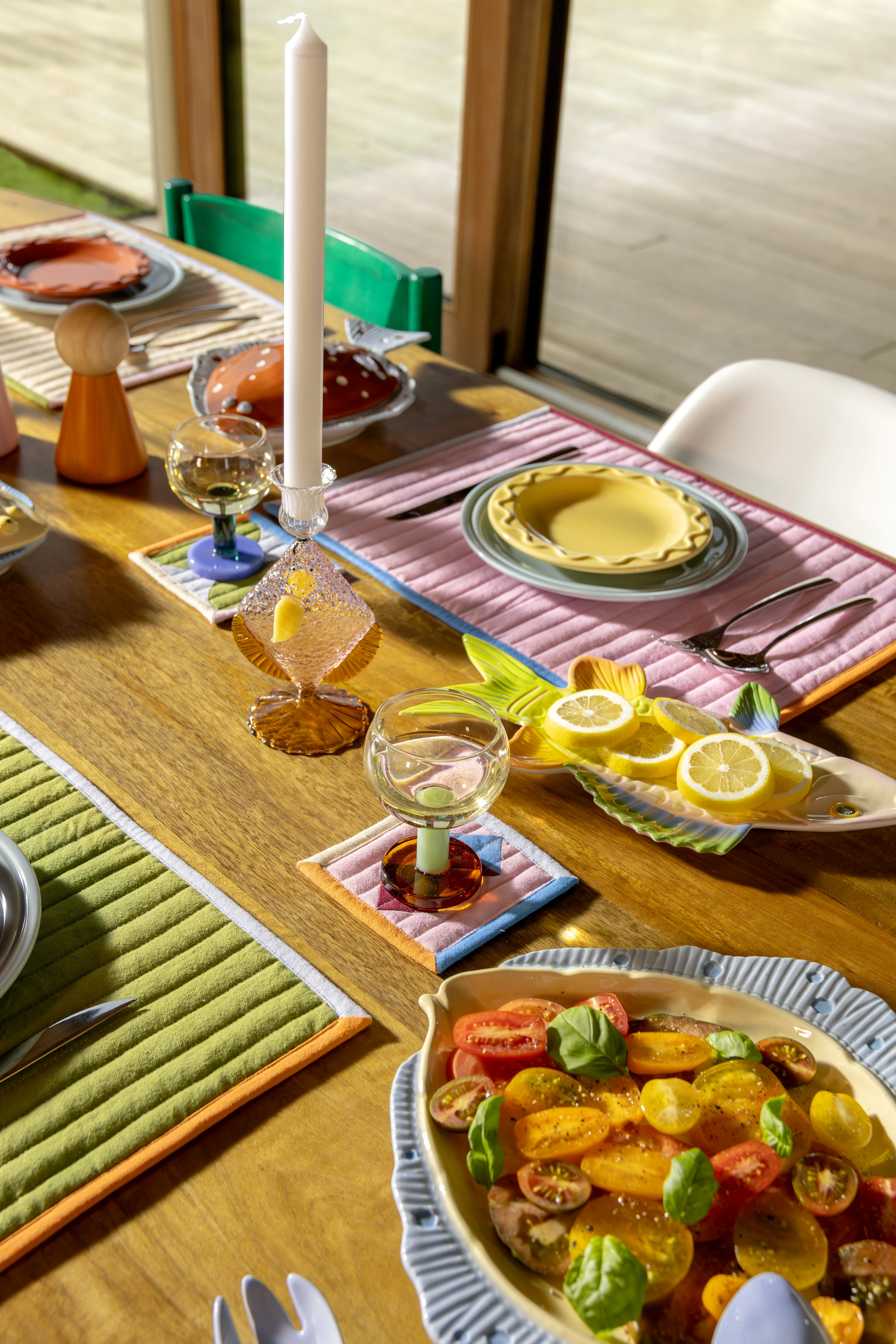 Zestaw podkładek stołowych STITCH kolorowy - Image 3