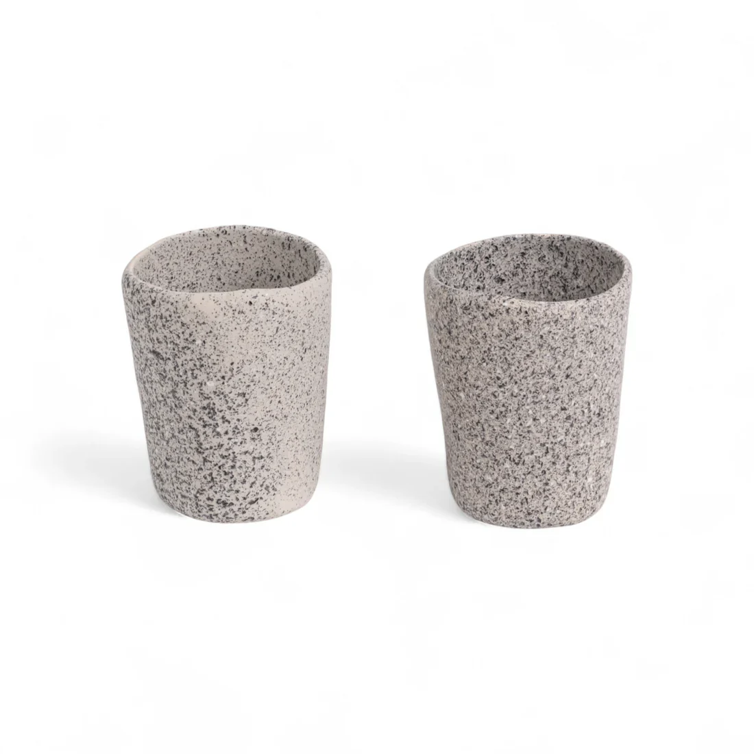 Zestaw szklanek NEWLITHIC szara porcelana