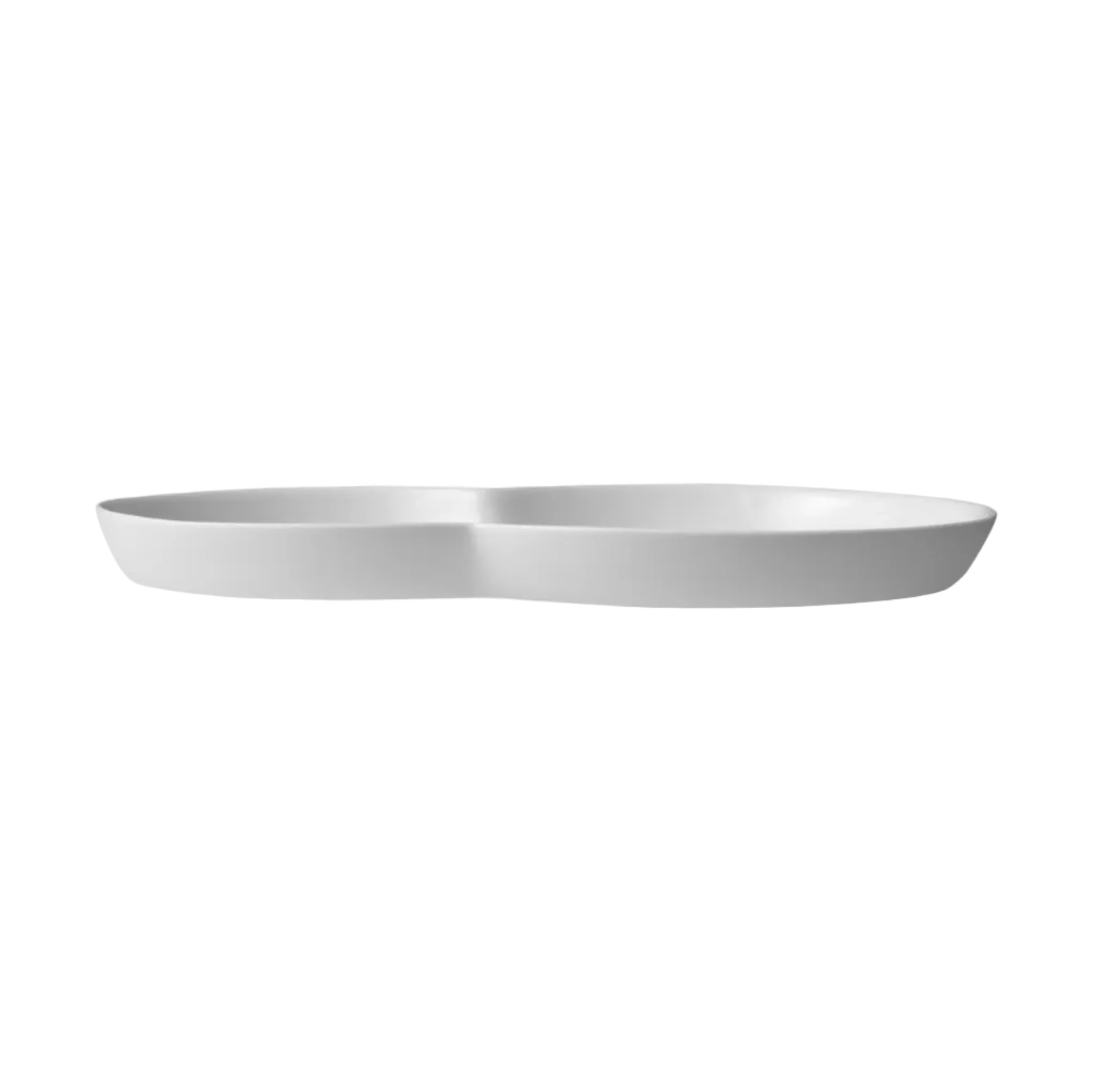 Zestaw dwóch talerzy brunchowych VIPP biała porcelana - Image 3