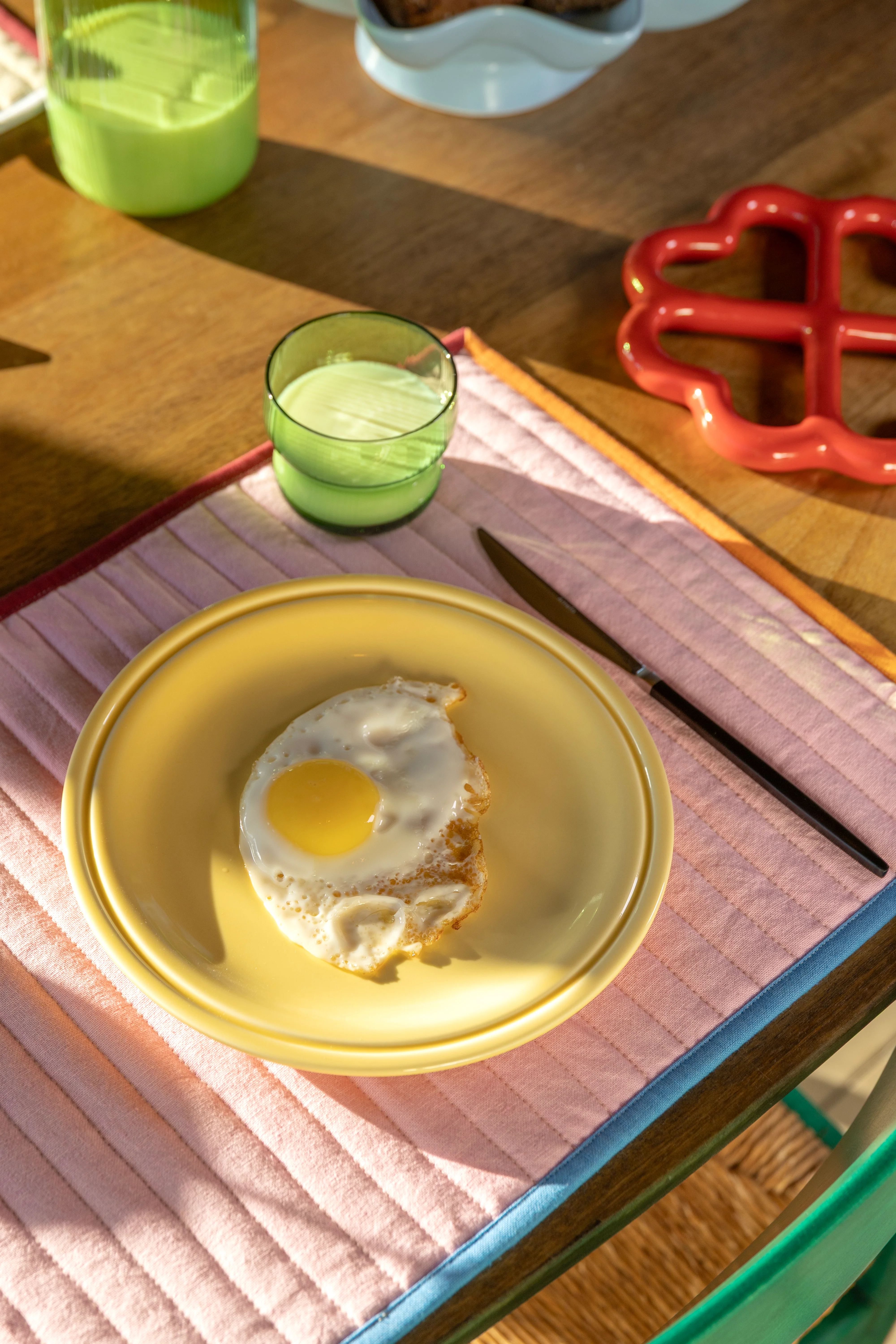 Zestaw talerzy śniadaniowych MOCHI żółty - Image 2