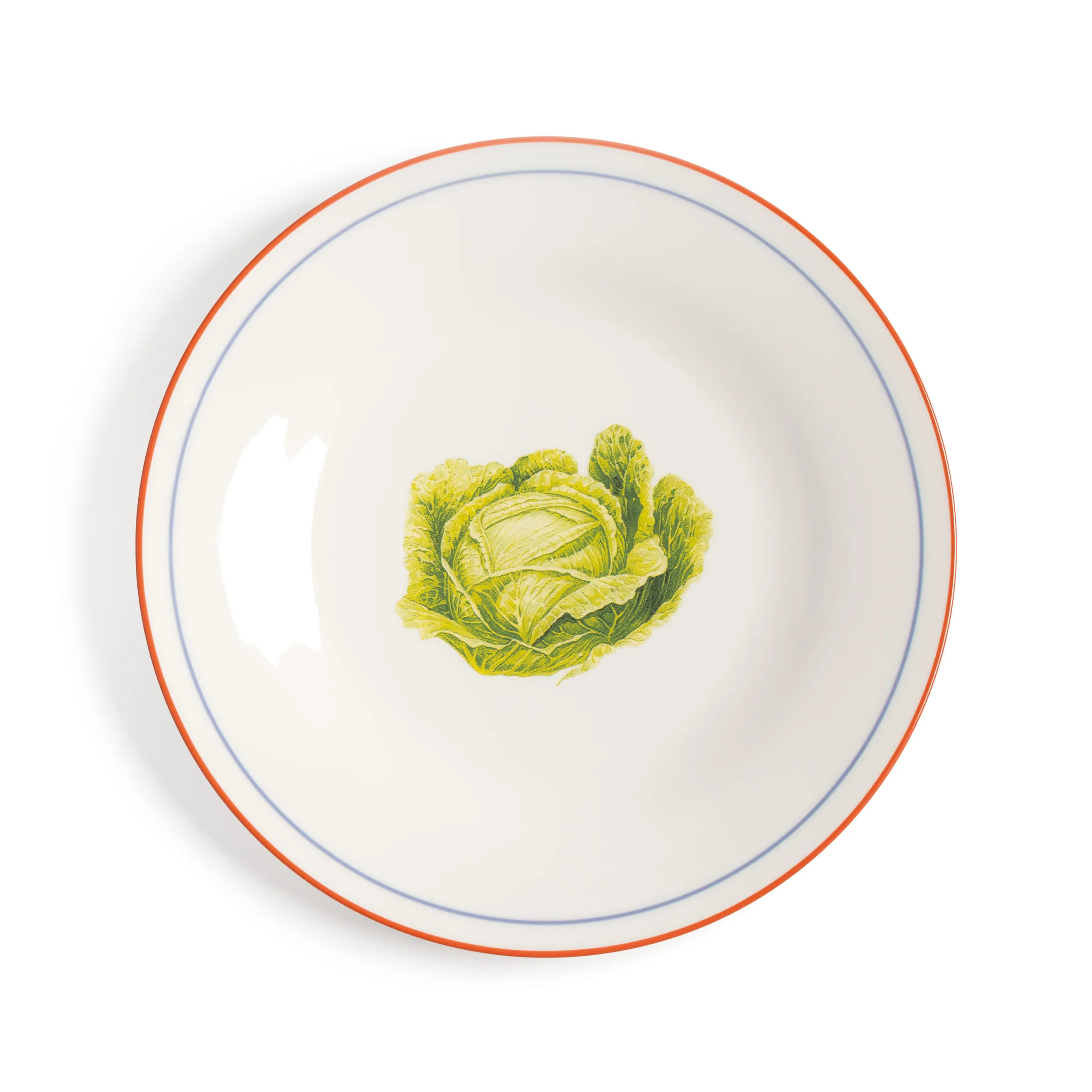 Zestaw talerzy śniadaniowych VEGETABLE biały - Image 7