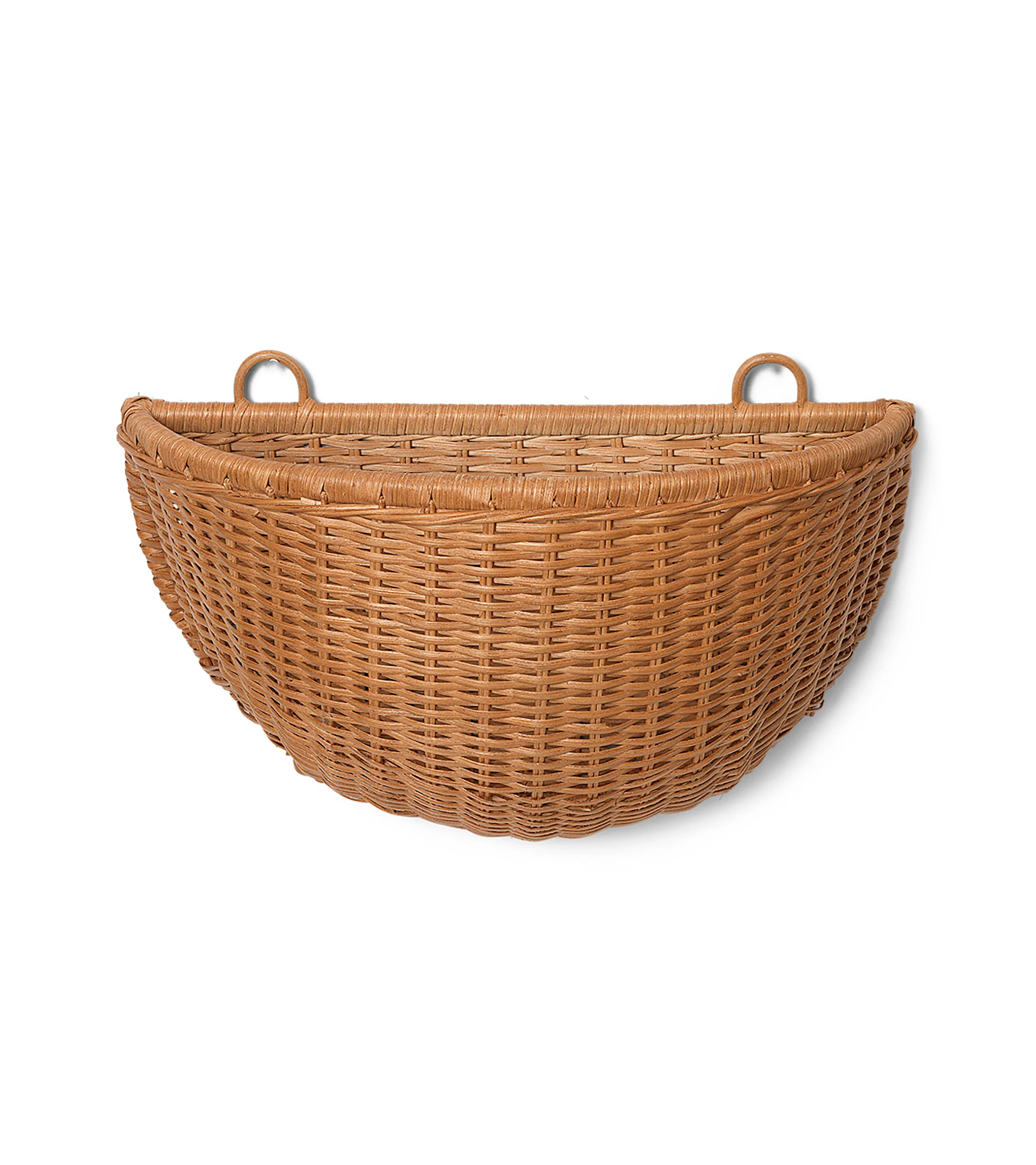 Zestaw koszy wiszących BRAIDED WALL POCKETS pleciony rattan - Image 6