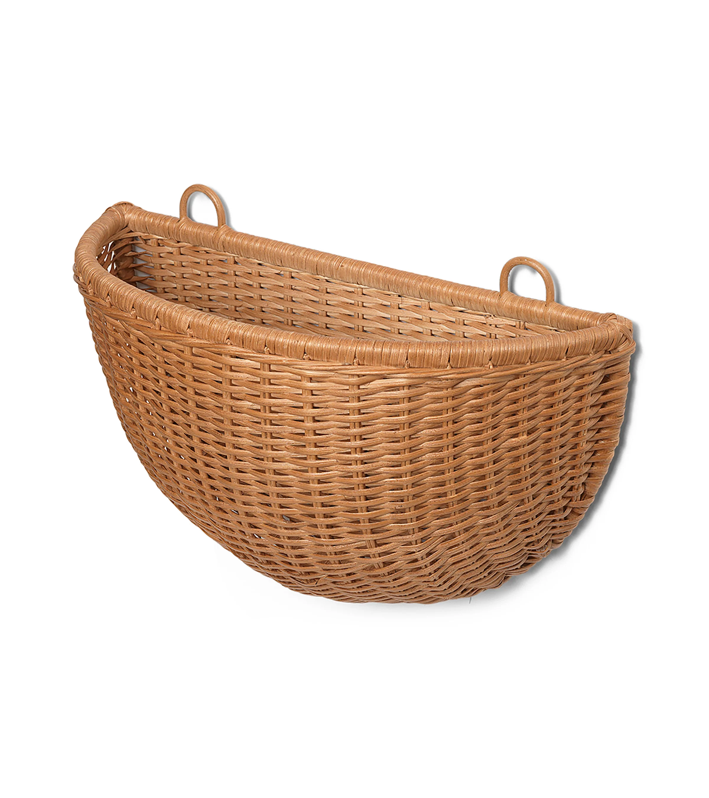 Zestaw koszy wiszących BRAIDED WALL POCKETS pleciony rattan - Image 7